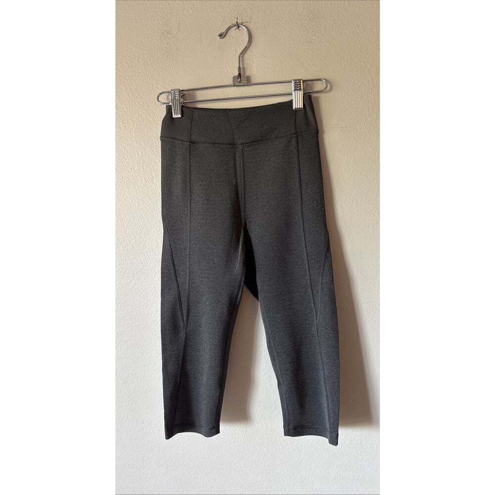 Ivy‎ Park Size XXS Cropped Leggings Women’s Gray Workout Gym Pull On Exercise